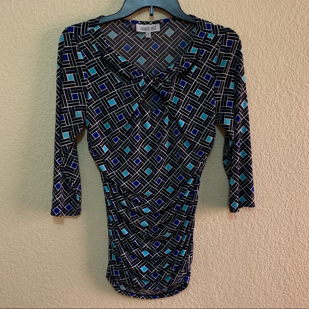 Jennifer Lopez Patterned Shirt